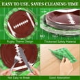 thumbnail image 4 of Kit de artículos para fiestas con temática futbolística, 50 unidades, con platos y servilletas, 4 of 7