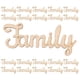 thumbnail image 3 of 50pcs Beige Handcrafted Wood Words for Crafts DIY Decor Family Letter Slices Ideal for Home Decoration, 3 of 4