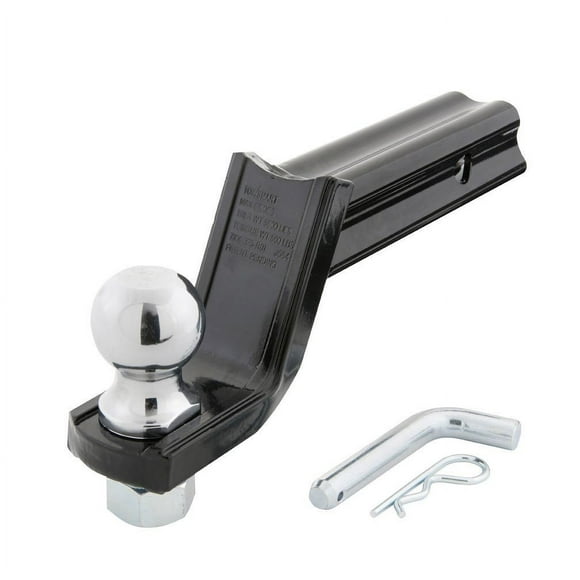Support d'attelage « X » classe III, kit de démarrage avec boule d'attelage de 5,08 cm (2 po) et goupille standard de 1,58 cm (5/8 po), 8,25 cm (3 1/4 po) baisse x 5,08 cm (2 po) levée, 2,2 tonnes (5 kitdeSupportd'attelageclasse3