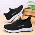 thumbnail image 2 of Domzle Men Wide Width Lightweight Breathable Running Shoes Workout Non Slip Work Arch Support Comfortable Shoe Black, 2 of 5