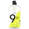 9 Elements Liquid Dish Soap, Lemon Scent, 16 oz