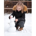 thumbnail image 6 of WenVen Girl's Winter Coat Warm Puffer Jacket Hooded Waterproof Thicken Parka Black 10/12, 6 of 12
