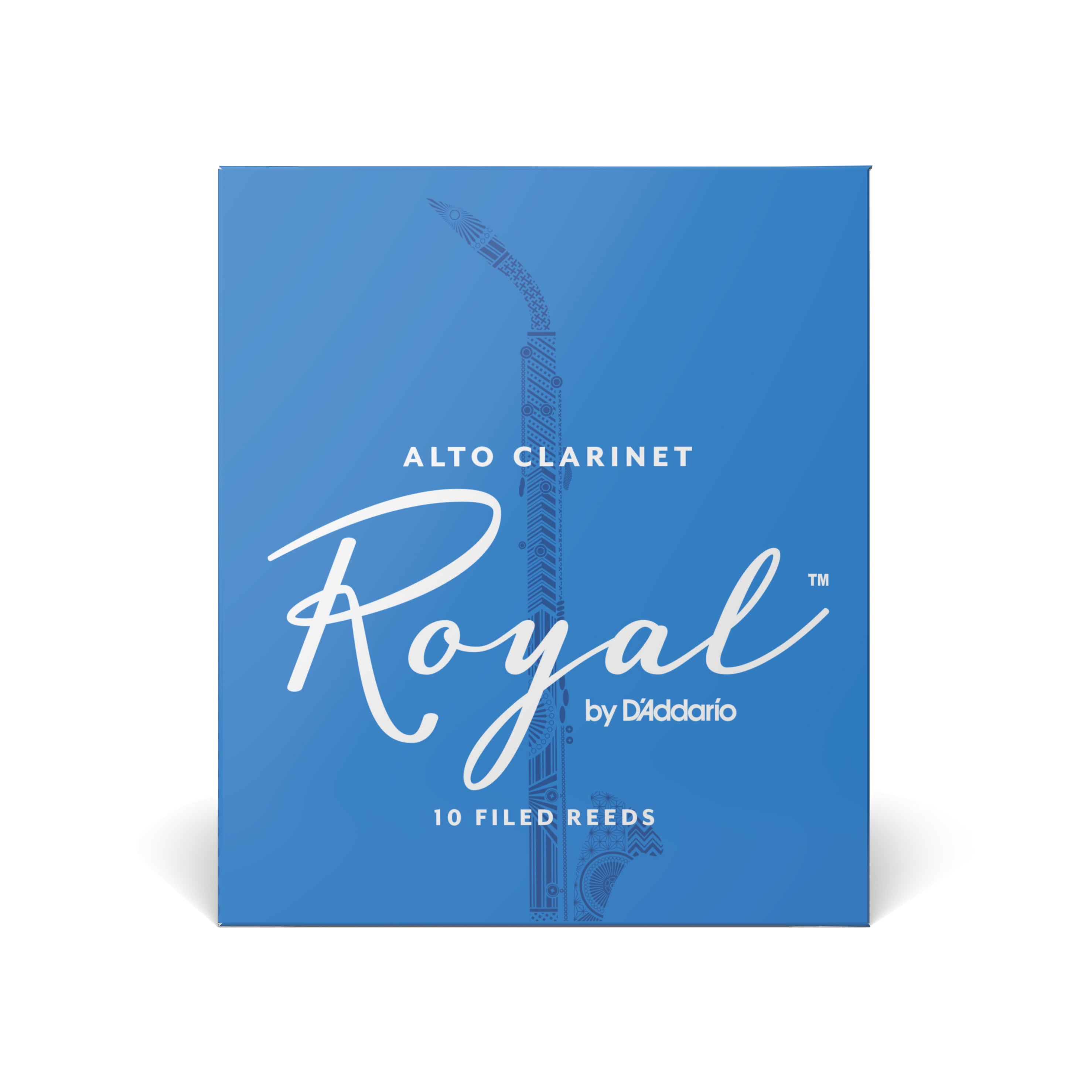 Rico Royal Alto Clarinet Reeds, Box of 10 Strength 2
