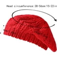 thumbnail image 7 of YooGuoGuo Women Winter Knitted Twisted Beret Cap Slouchy Crochet Beanie Hat Ladies Warm Beret Hat, 7 of 7