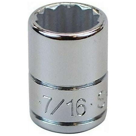 UPC: 0025141439144 | Sk Professional Tools Socket  Steel  Chrome  7/16 in 43914