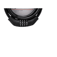 thumbnail image 3 of 4-Pack Steel Combination Bike Lock Set 4 ft Cable, Resettable 4-Digit Code Black, 3 of 5