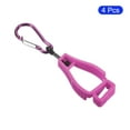thumbnail image 4 of Uxcell Glove Keeper, Gloves Helmet Grabber Catcher Clips Holder, Pink 4 Pack, 4 of 5