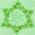 thumbnail image 1 of Ahgly Company Tapis de Zone Carré Vert Transitionnel Lavable en Machine, 7 Pieds Carré, 1 of 7