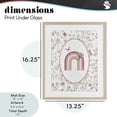 thumbnail image 3 of Delicate Florals & Rainbow Birch Framed Print Under Glass, design by Christine Simpson Art, 3 of 10