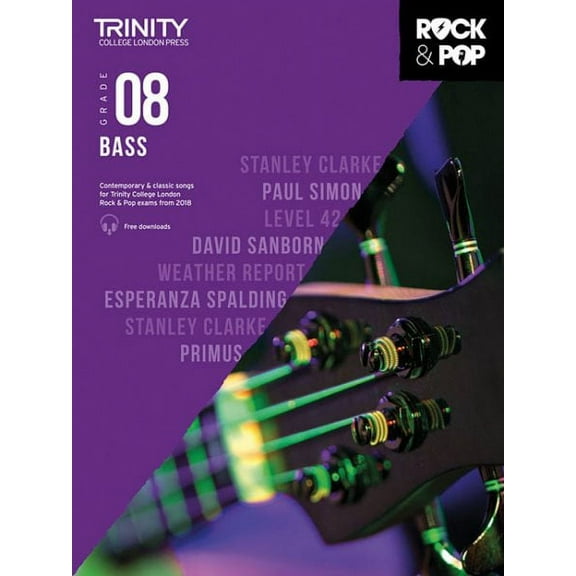 Trinity Rock & Pop 2018 Bass: Grade 8 (Paperback)