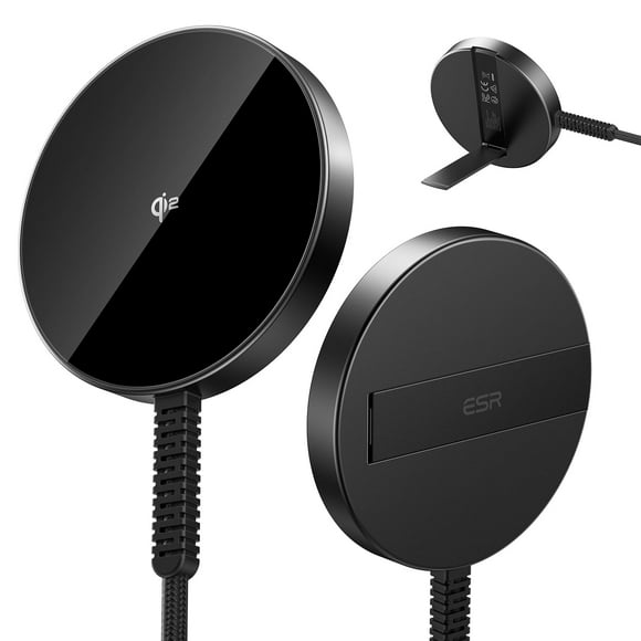 Cargador inalámbrico ESR HaloLock Qi2 15W para iPhone y AirPods