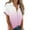 Pink, variant on Seductiva Button Shirts for Women Shirts for Women Cotton Women Short Sleeve Shirts V Neck Collared Button Women Blouse Tops Camp Shirt S 6Xl Business Casual Work Tops Fashion Basic Tees
