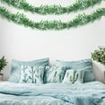 thumbnail image 5 of LmnLft Faux Evergreen Rattan Wall Garland - Lifelike Pothos Vine with Flexible Stems, Boho Home Office Hanging Greenery Decor, 5 of 6
