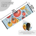 thumbnail image 5 of Yayeee Hallway Runner Rug 2'x6' Non Slip Machine Washable with Rubber Backing, Yellow Floral Tomatoes, 5 of 8