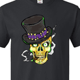thumbnail image 4 of Inktastic Mardi Gras Skull with Cigar T-Shirt, 4 of 5
