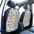 thumbnail image 2 of Tribal style turtle Mats Back Seat Protectors, Car Seat Protector Vehicle Organizers Waterproof Cover Back Seat Cover for Kids with 3 Storage Pockets 2 Pack, 2 of 5