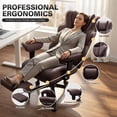 thumbnail image 4 of COOLHUT Big and Tall Office Chair 500lbs, Heavy Duty Ergonomic Office Desk Chair with Deluxe Embossing PU Leather with Footrest, Executive Gaming Chair with Lumbar Support, Coffee, 4 of 8