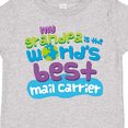 thumbnail image 4 of Inktastic Mail Carrier Grandpa Mailman Boys or Girls Toddler T-Shirt, 4 of 5