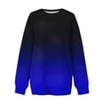thumbnail image 4 of Futezty Fashion Tie Dye Hoodies for Teen Girls, Womens Casual Long Sleeve Hooded Pullover Gradient Baggy Sweatshirts, 4 of 5