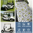 thumbnail image 6 of Durable Flowers Print 51x31 Golf Cart Seat Cover, Long-Lasting Protection for Standard Front Seats on Popular Golf Cart Brands, 6 of 8