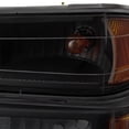 thumbnail image 3 of AKKON - For Chevy Colorado / Canyon Black Headlights Head Lamps Replacement Pair + Black Tail Lights Combo Sets, 3 of 7