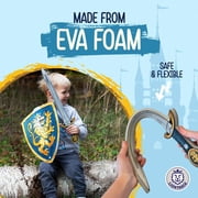 Liontouch - Noble Knight Foam Sword & Shield For Boys, Blue - Age 3-8 years | Safe Medieval Set For Pretend Play, Dress Up & Costumes