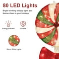 thumbnail image 6 of 3' Pre-Lit Lollipop Christmas Holiday Décor with 80 Warm White Twinkling LED Lights, 6 of 6