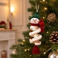 thumbnail image 5 of All‑inclusive DIY Crochet Kit for Spiral Snowman Cardinal Bird Ornament Handcraft Supplies for Crafting Unique Christmas Tree Decor (D), 5 of 7