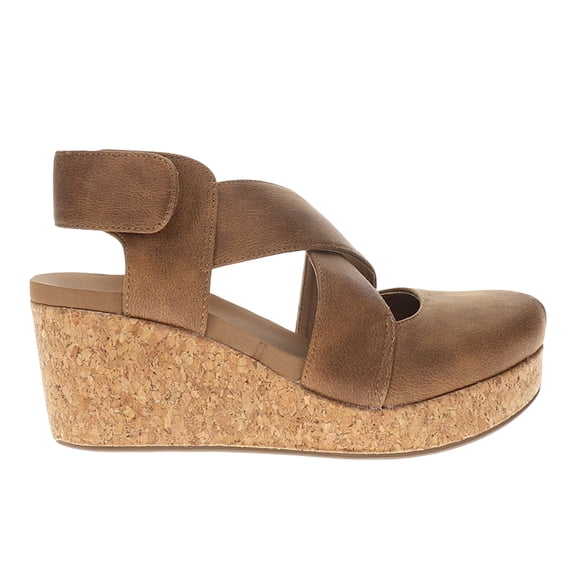 Corkys Womens Case Closed Wedge Casual Shoes