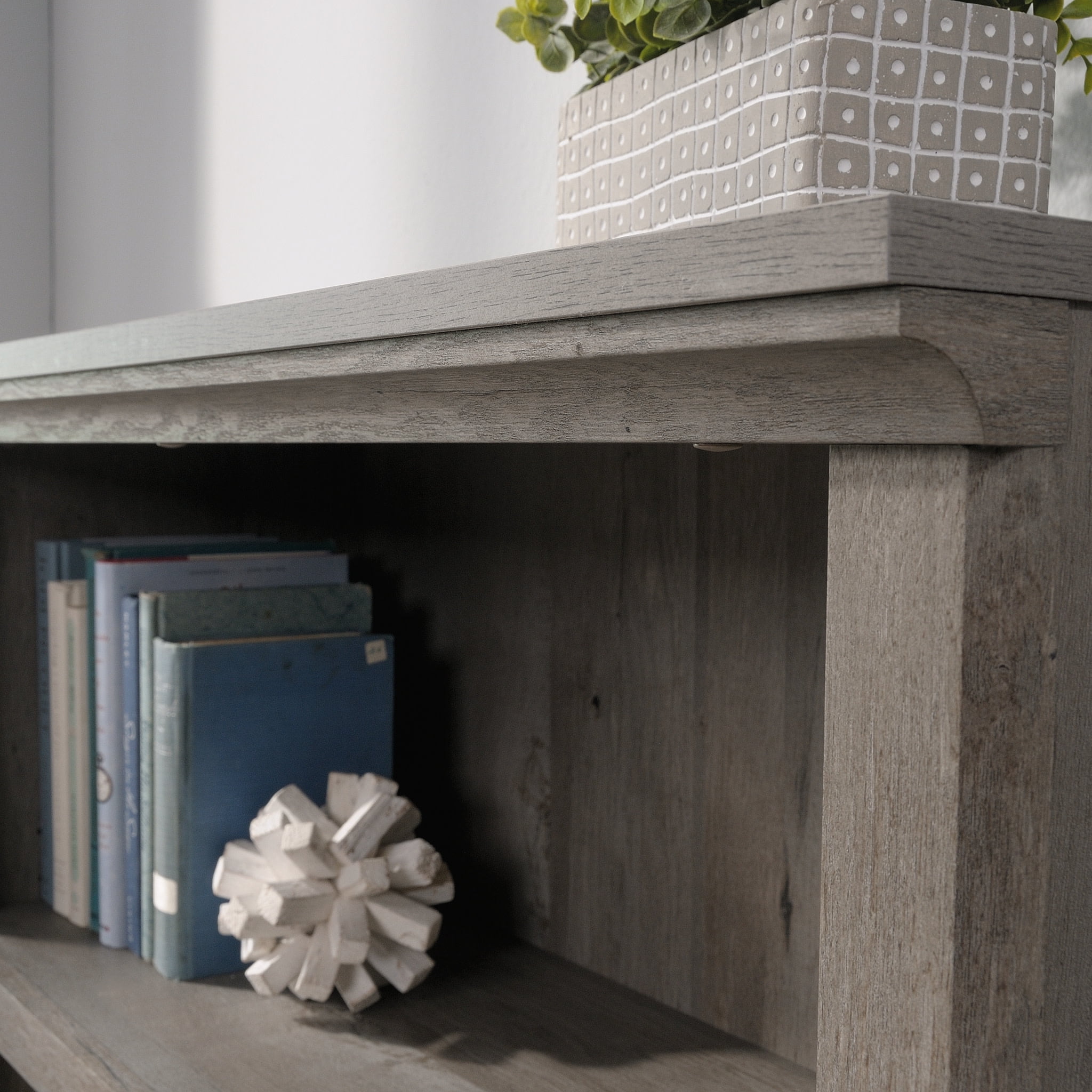Sauder 3-Shelf Bookcase, Mystic Oak Finish