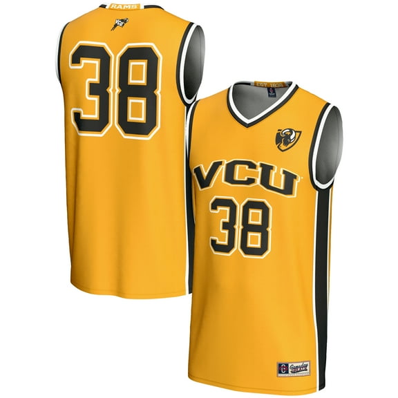 Unisex GameDay Greats #38 Gold VCU Rams Lightweight Basketball Jersey