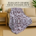 thumbnail image 5 of Sacred Thread Sherpa Fleece Blanket, Soft and Cozy Queen Blanket, Plush Blanket for Sofas & Beds, 5 of 8