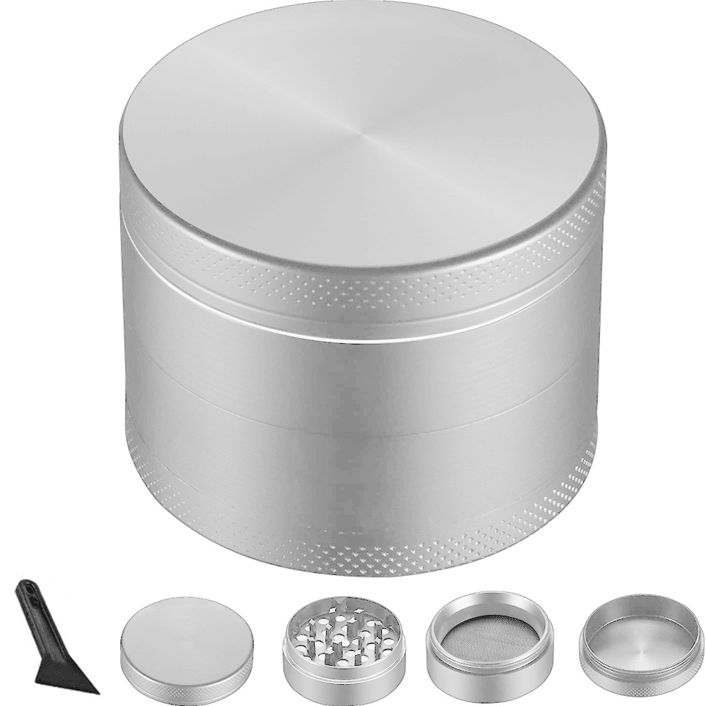 4Layer2" Herb Grinde, Zinc Alloy Manual Grinder, Smoke Grinder Spice