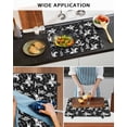thumbnail image 5 of Large Induction Cooktop Protector Mat Western Cowboys Stove Top Covers for Electric Stove, Vintage Desert Cactus Horseshoe Black Decorative Stove Burner Cover Mats, Glass Top Stove Cover, 5 of 7