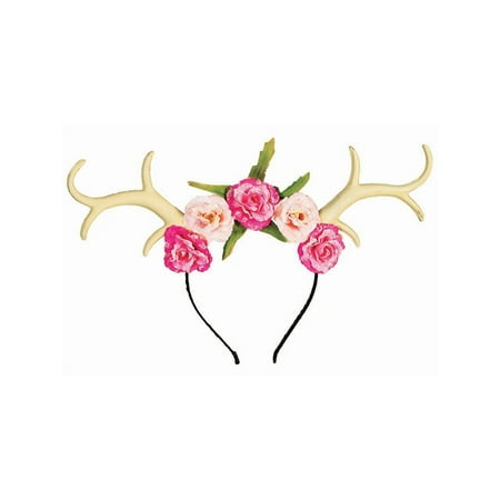 Halloween Antlers With Flowers