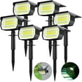 thumbnail image 7 of Lotmos Solar Spot Lights Outdoor, 6 Pack (Cool White), Solar Uplights for Trees, Solar Powered Spot Lights Outdoor, 7 of 7