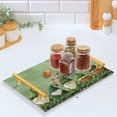 thumbnail image 5 of Ryvnso Green Gnomes Clover Leaves Bathroom Tray Vanity Countertop Trays Acrylic Organizer, 5 of 7