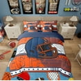 thumbnail image 2 of Erosebridal American Football Bedding Sets Queen Size, Soccer Sports Comforter Sets with Sheets, Orange Navy, Denver, Lightweight 7pcs, 2 of 5