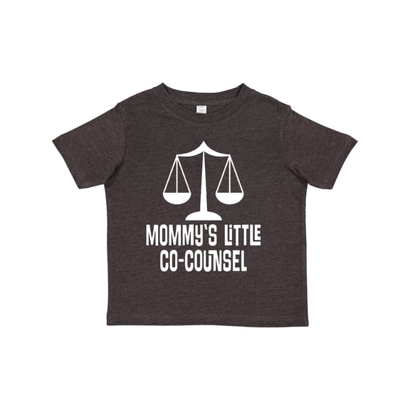 Inktastic Lawyer Mommy Little Co Counsel Boys or Girls Toddler T-Shirt