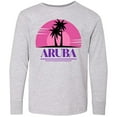thumbnail image 3 of Inktastic Aruba Vacation Cruise Long Sleeve Youth T-Shirt, 3 of 5