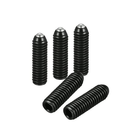 

Uxcell Ball Point Set Screws M6 x 20mm High Carbon Steel Metric Spring Hex Socket Grub Screw 5 Pack