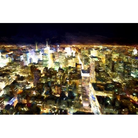 - NYC Bright Light Print Wall Art By Philippe Hugonnard