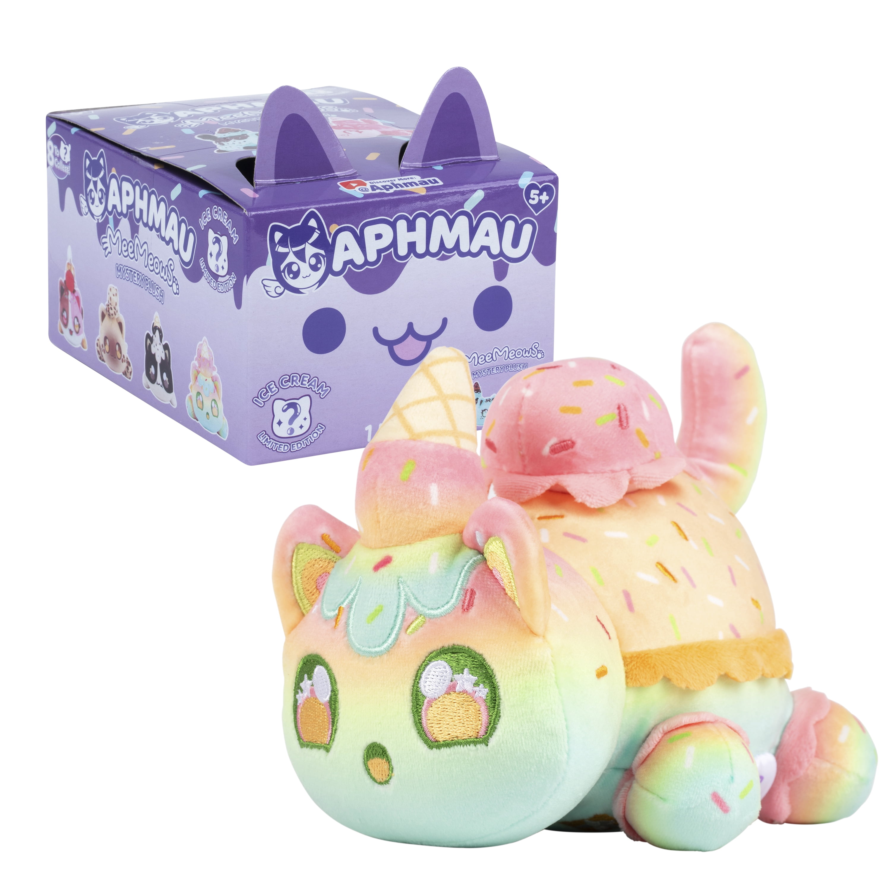 APHMAU, MeeMeow Plush Toy, Ice Cream Collection, Blind Box, 1 of 8