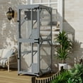 thumbnail image 2 of Enclos Extérieur en Bois pour Catio avec Roues – Maisonnette Modulaire pour Chat, Résistant aux Intempéries, 2 of 7