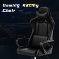 thumbnail image 6 of XF XINFENG Gaming Chair PU Leather Ergonomic Office Chair with Lumbar Support 360°Swivel Computer Desk Chair for Home Office, Black, 6 of 8