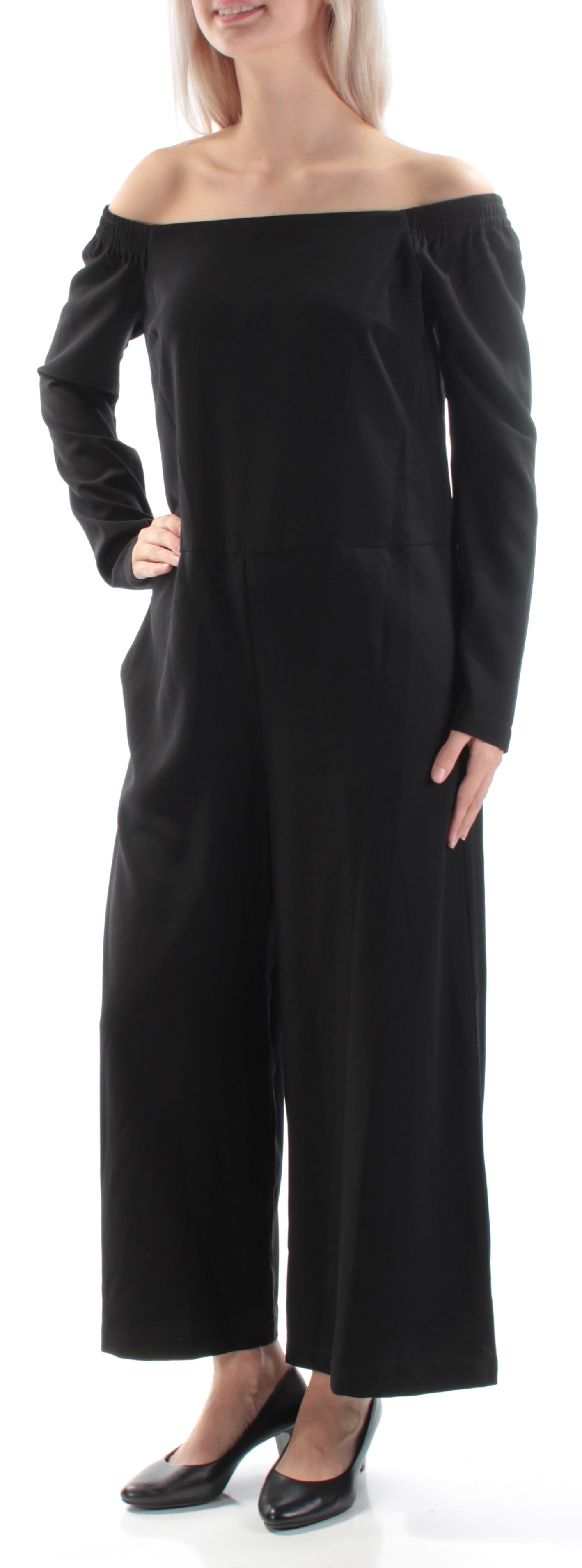 womens black formal jumpsuit