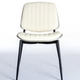 thumbnail image 2 of Beige Dining Chairs with Scientific Lean / Set of 2 for Family Meals, 2 of 7