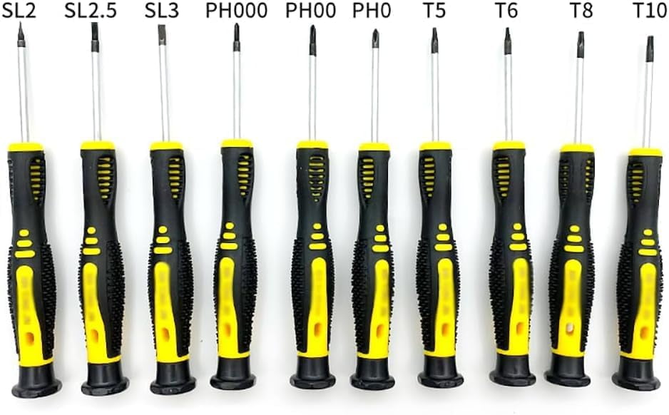 58-Piece Professional Screwdriver Set with Storage Case, Magnetic Chrome Vanadium Steel Toolkit for Home Repairs, Electronics, and Automotive Use