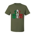 thumbnail image 2 of Wild Bobby Mexican Queen Latin Pride Men Graphic Tee, Military Green, Large, 2 of 5