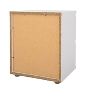 Tvilum Aurora 2 Drawer Bedroom Nightstand for Adults, White
